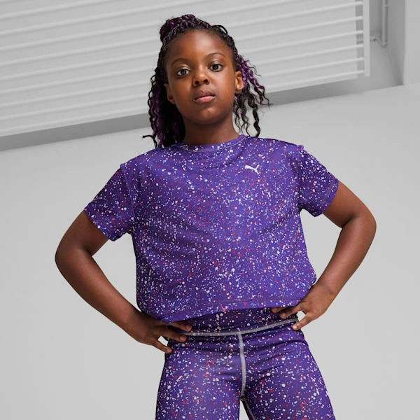 PUMA TRAIN FAVORITE: ¡La camiseta corta que adoran los peques! ¡Estilo y comodidad en movimiento!